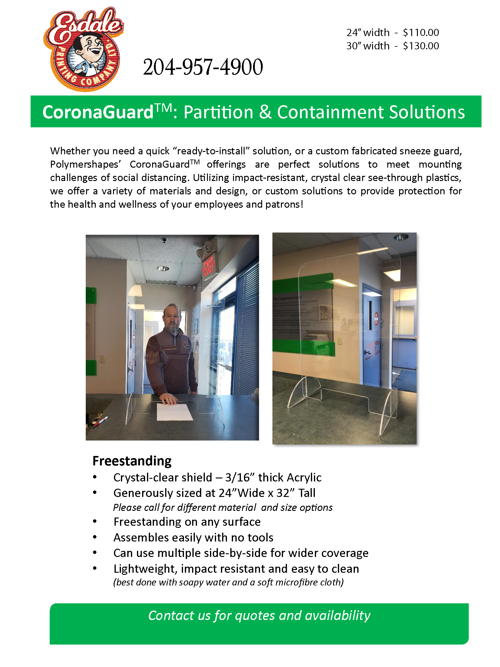 CoronaGuard Brochure